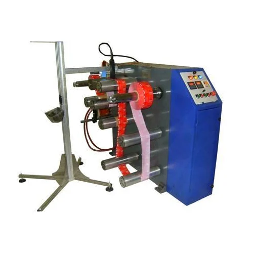 Automatic Centre Loading Rewinder Machine Model No. SM-CLR-500